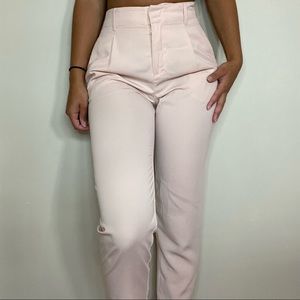 FORVER21 light pink straight leg trousers